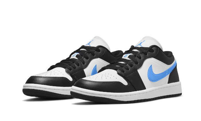 Air Jordan 1 Low Black University Blue White, Black/University Blue-White (DC0774-041)