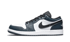 Air Jordan 1 Low Dark Teal, Armory navy/white-black (553558-411)