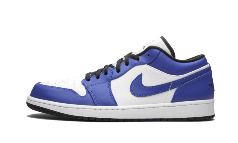 Air Jordan 1 Low Game Royal, White/Game Royal-Black (553558-124 / 553560-124)