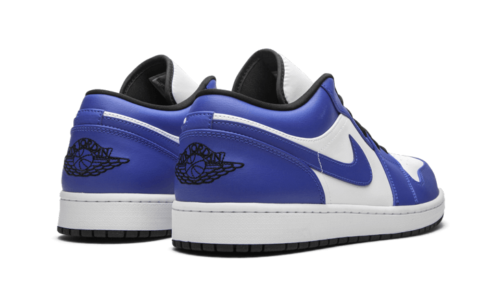 Air Jordan 1 Low Game Royal, White/Game Royal-Black (553558-124 / 553560-124)