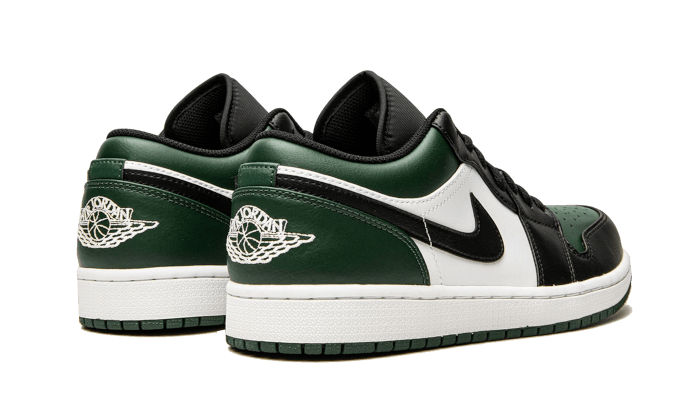 Air Jordan 1 Low Green Toe, Noble Green/White/Black/Pollen (553558-371 / 553560-371)