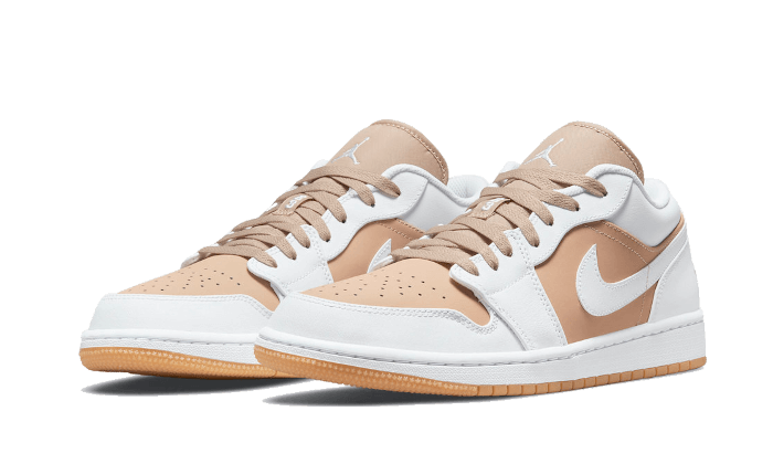 Air Jordan 1 Low Gum White, White/White-Hemp-Gum Yellow (DN6999-100)