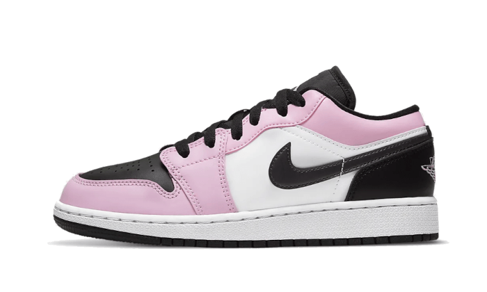 Air Jordan 1 Low Light Arctic Pink, Light Arctic Pink/Black-White (554723-601)