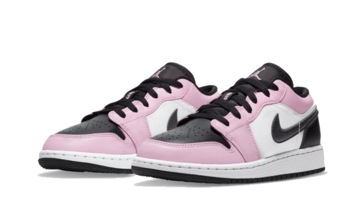 Air Jordan 1 Low Light Arctic Pink, Light Arctic Pink/Black-White (554723-601)