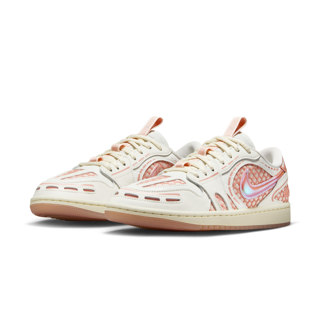 Air Jordan 1 Low Method of Make V3 Sail Washed Coral, Sail/Coconut Milk/Washed Coral/Light Madder Root (HQ2186-180)