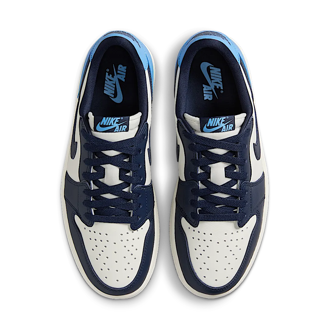 Air Jordan 1 Low OG Obsidian UNC, Obsidian/University Blue-Sail (CZ0790-400)