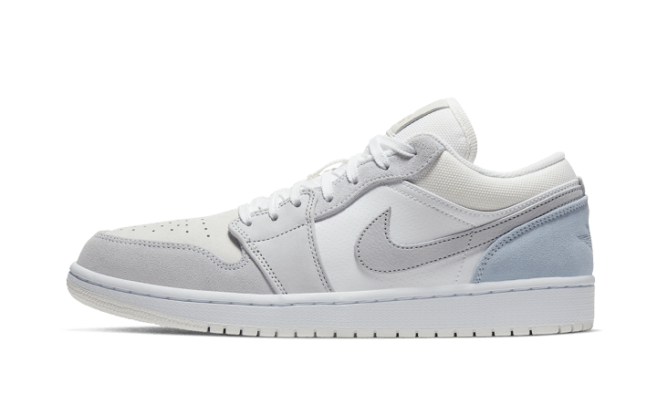 Air Jordan 1 Low Paris, White/Sky Grey-Football Grey (CV3043-100)