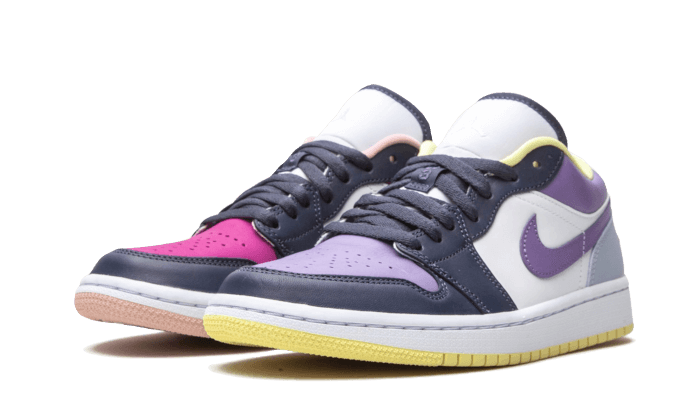 Air Jordan 1 Low Purple Magenta, Purple/White-Navy (DJ4342-400)