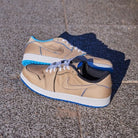 Air Jordan 1 Low SB QS Lance Mountain Desert Ore, Desert Ore/Royal Blue-Dark Powder Blue (CJ7891-200)