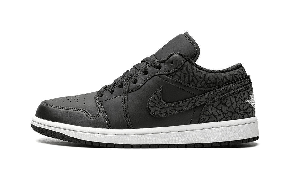 Air Jordan 1 Low SE Black Elephant, Off Noir/Black/White/Black (FB9907-00)