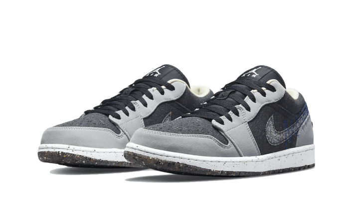 Air Jordan 1 Low SE Crater Black Grey, Light Smoke Grey/Multi-Color (DM4657-001)