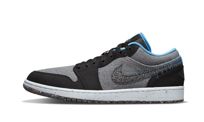 Air Jordan 1 Low SE Crater Grey University Blue, Grey/Black/University Blue (DM4657-004)