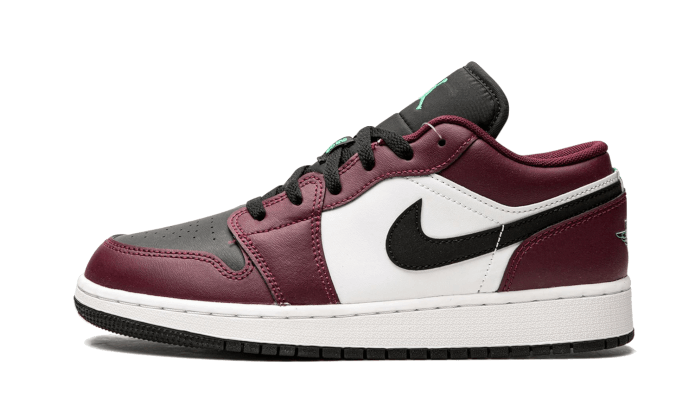 Air Jordan 1 Low SE Dark Beetroot Roma Green, Dark Beetroot/Black-Roma Green (DM0589-635)