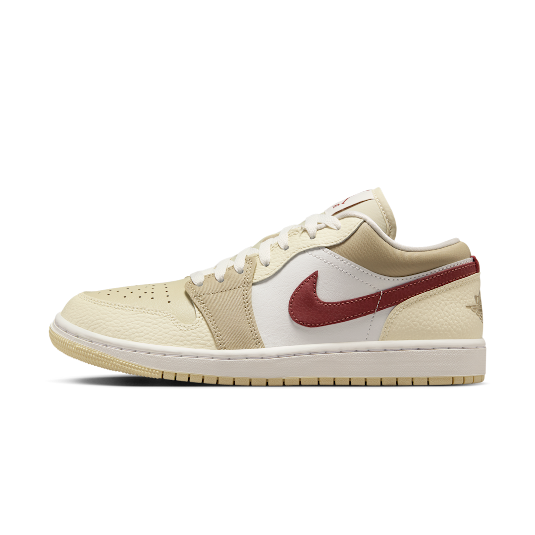 Air Jordan 1 Low SE Desert Khaki Red Sepia, Summit White/Desert Khaki/Light Khaki/Red Sepia (HV6530-100)