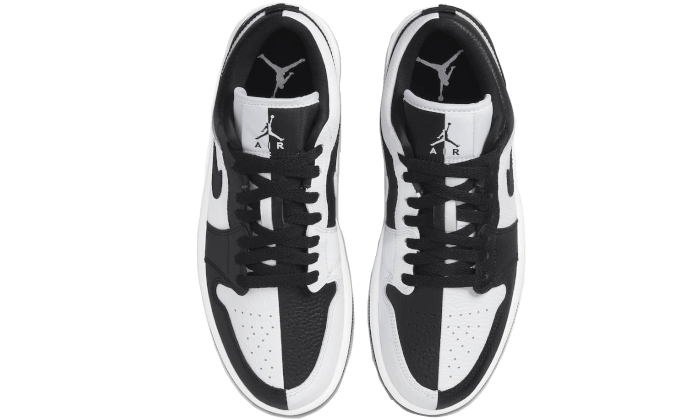 Air Jordan 1 Low SE Homage Split White Black, White/White/Black (DR0502-101)