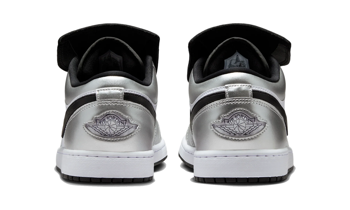 Air Jordan 1 Low SE Metallic Silver Tiempo