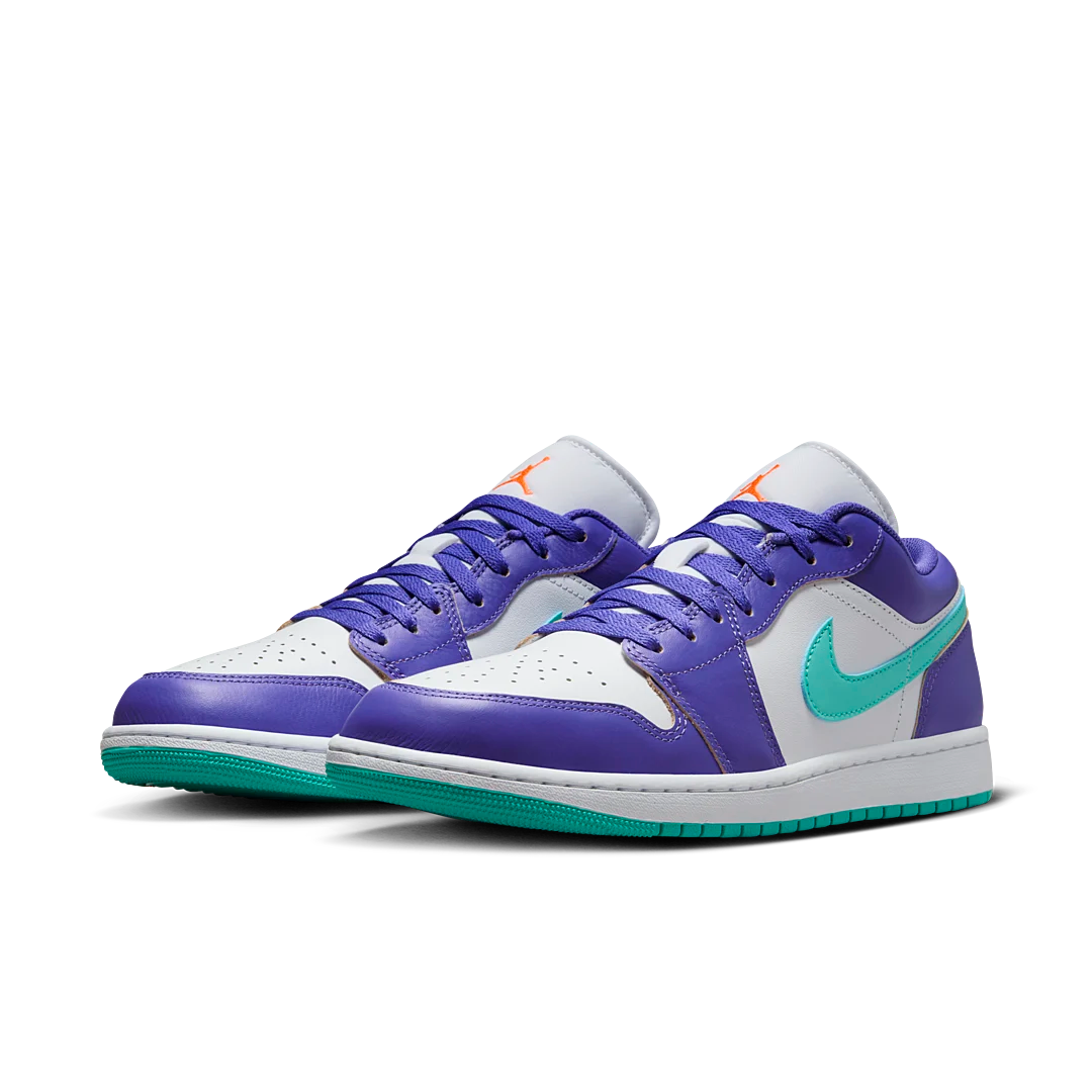 Air Jordan 1 Low SE Psychic Purple Hyper Jade, Psychic Purple/Hyper Jade/White/Cone (HJ9013-550)