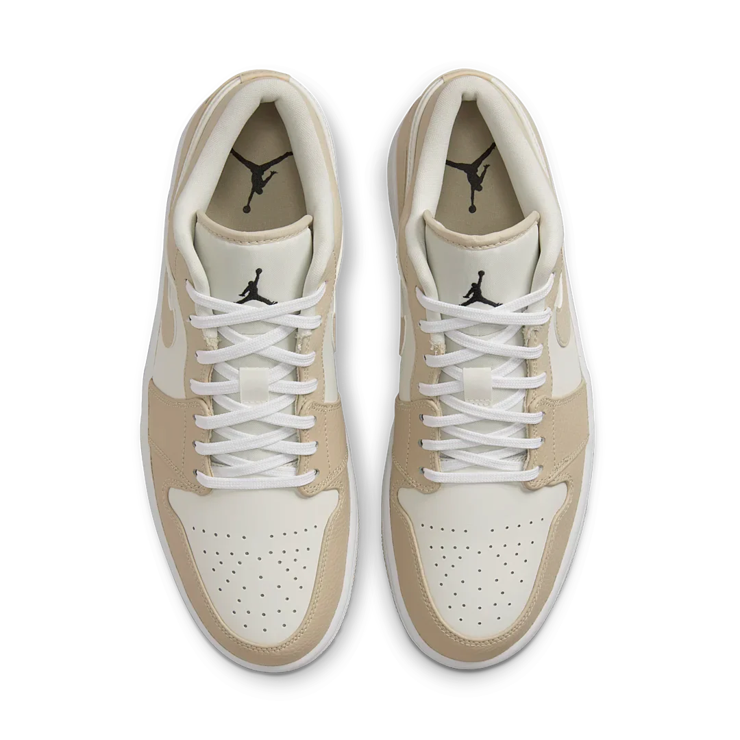 Air Jordan 1 Low SE Sail Rattan University Red, Sail/Rattan-White-Black-University Red (FB7168-121)