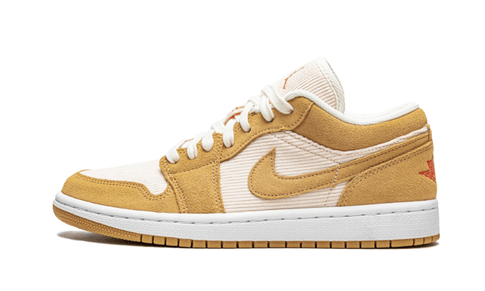 Air Jordan 1 Low SE Twine Orange Quartz Corduroy, Twine/Orange-Orange Quartz (DH7820-700)