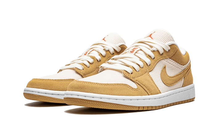 Air Jordan 1 Low SE Twine Orange Quartz Corduroy, Twine/Orange-Orange Quartz (DH7820-700)