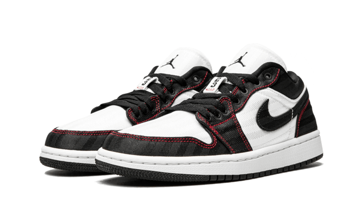 Air Jordan 1 Low SE Utility White Black Gym Red, White/Black-Gym Red (DD9337-106)