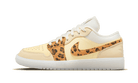 Air Jordan 1 Low SNKRS Day, White/Yellow-Clear-Leopard (DN6998-700)