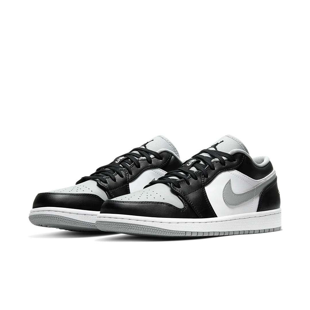 Air Jordan 1 Low Shadow, Black/Light Smoke Grey-White (553558-039)