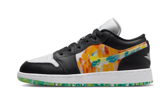 Air Jordan 1 Low Tie Dye, Multi/Black/White (DJ6252-038)