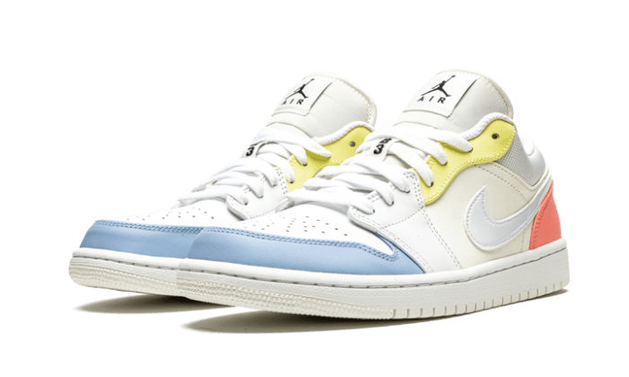 Air Jordan 1 Low To My First Coach, Sail/White-Zitron-Summit White (DJ6909-100)