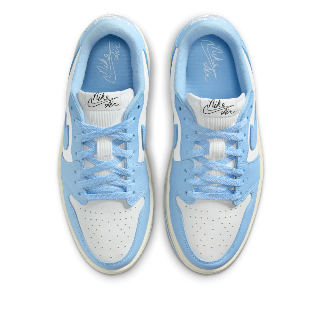 Air Jordan 1 Low Triple Stack Psychic Blue White