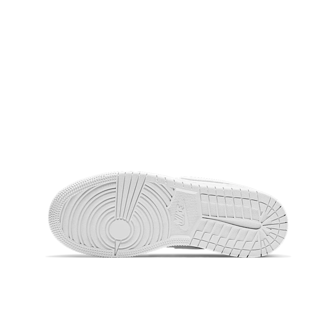 Air Jordan 1 Low Triple White Tumbled Leather, White/White-White (553560-130)