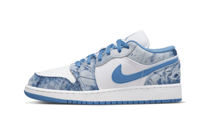 Air Jordan 1 Low Washed Denim, Blue/Denim/White (DM8947-100)