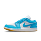 Air Jordan 1 Low White Gum Light Brown Dark Powder Blue