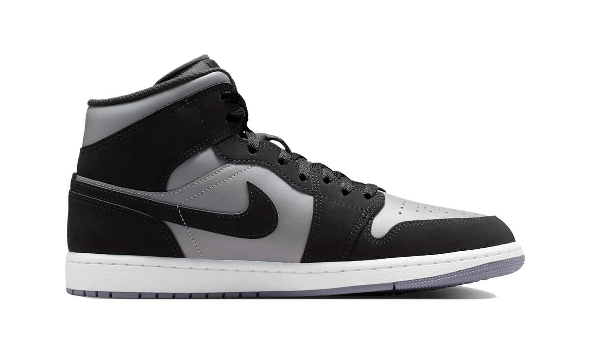 Air Jordan 1 Mid Black Cool Grey Light Armoury Blue