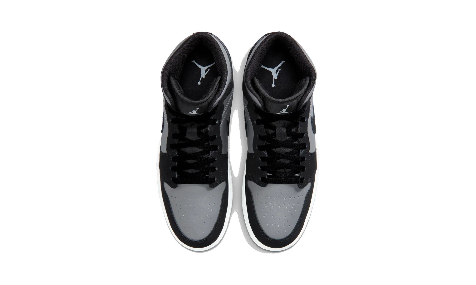 Air Jordan 1 Mid Black Cool Grey Light Armoury Blue