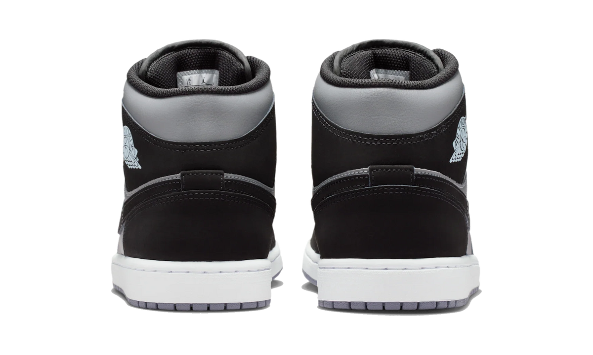 Air Jordan 1 Mid Black Cool Grey Light Armoury Blue