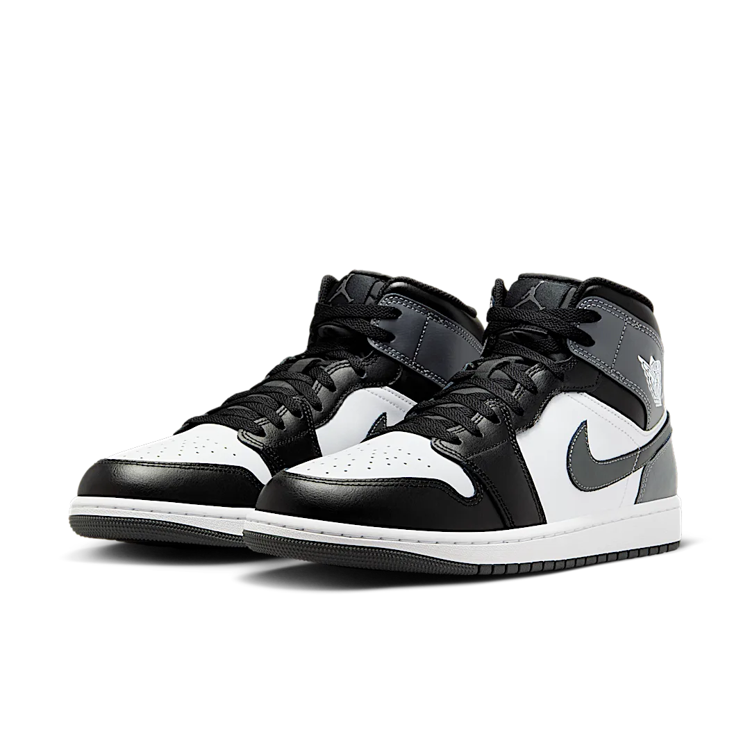 Air Jordan 1 Mid Black White Iron Grey, Black/White/Iron Grey (DQ8426-001 / DQ8423-001)