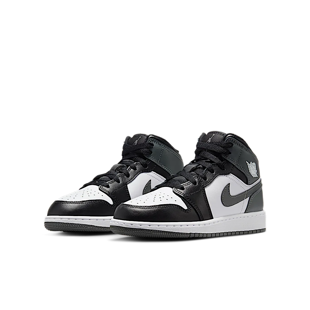 Air Jordan 1 Mid Black White Iron Grey, Black/White/Iron Grey (DQ8423-001)