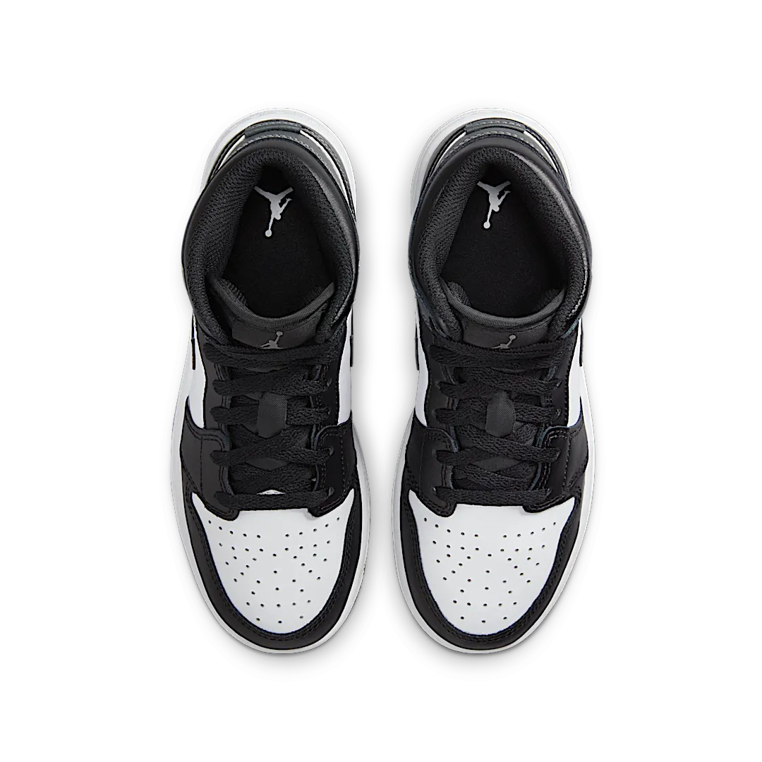 Air Jordan 1 Mid Black White Iron Grey, Black/White/Iron Grey (DQ8423-001)