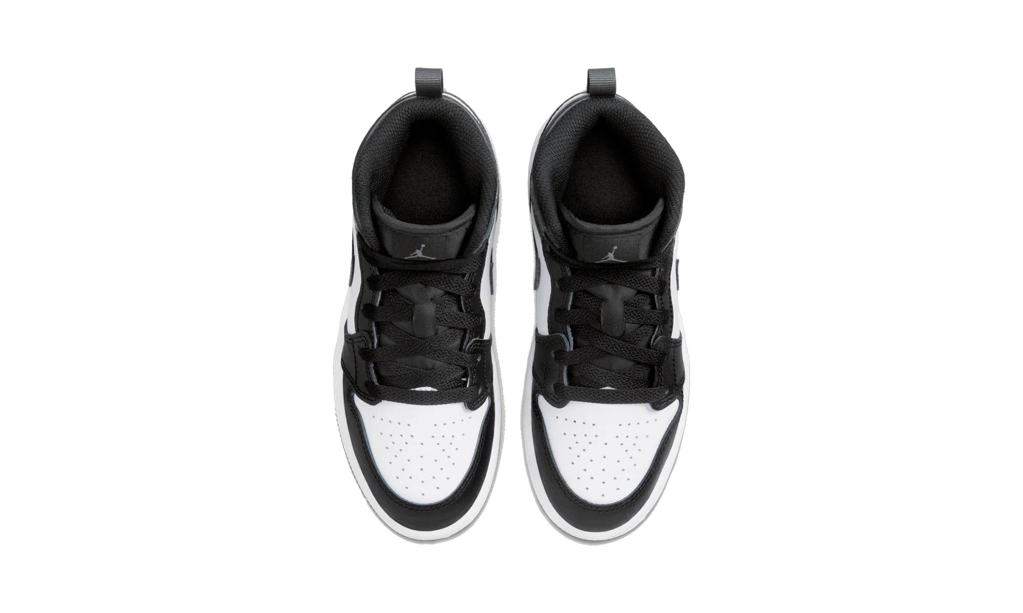 Air Jordan 1 Mid Black White Iron Grey (PS)