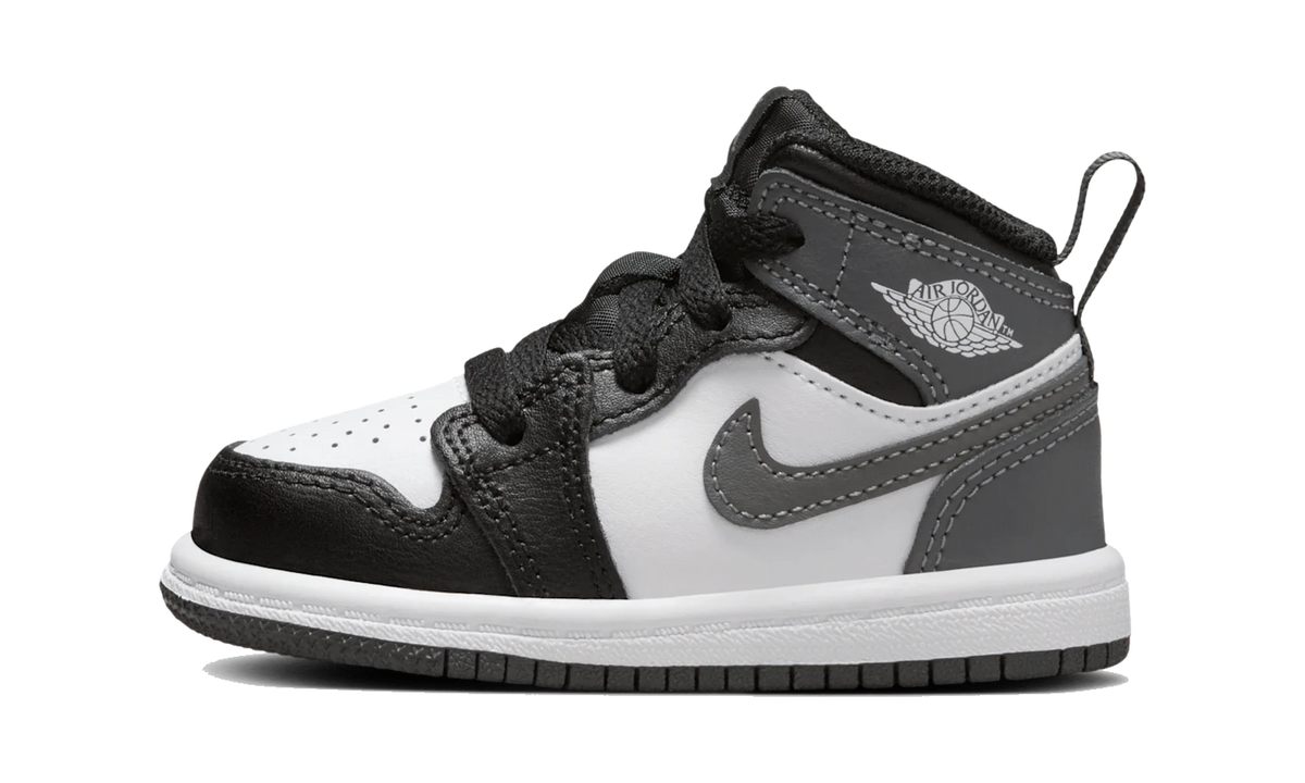 Air Jordan 1 Mid Black White Iron Grey (TD)