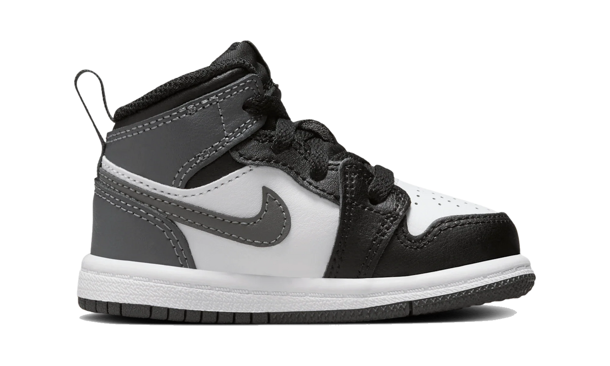 Air Jordan 1 Mid Black White Iron Grey (TD)