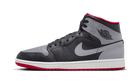 Air Jordan 1 Mid Bred Shadow, Black/Fire Red/White/Cement Grey (DQ8426-006 / DQ8423-006)