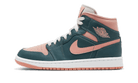 Air Jordan 1 Mid Dark Teal Green, Dark Teal Green/Dark Teal Green (BQ6472-308)