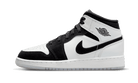 Air Jordan 1 Mid Diamond Shorts, White/Black (DH6933-100 / DN4321-100)