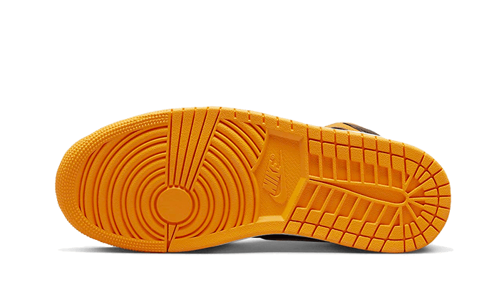Air Jordan 1 Mid Fat Tongue Black Orange, Black/Orange (FJ4923-008 / FJ4924-008)