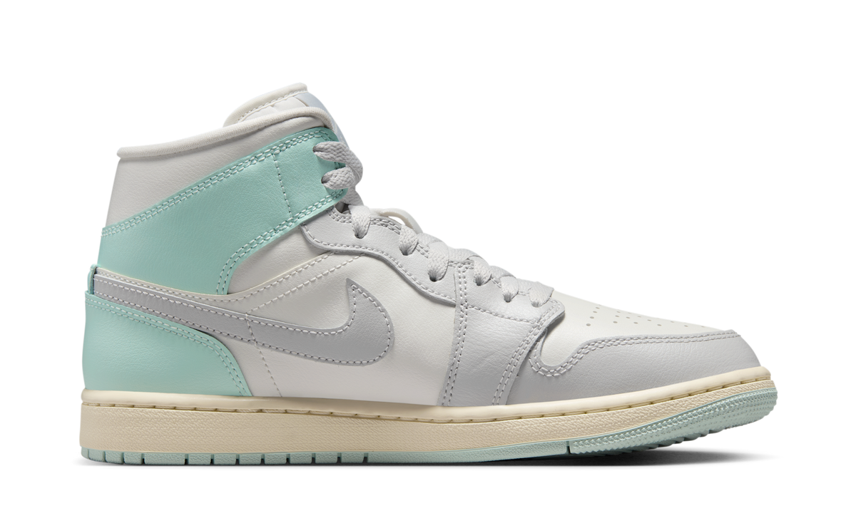Air Jordan 1 Mid Football Grey Igloo