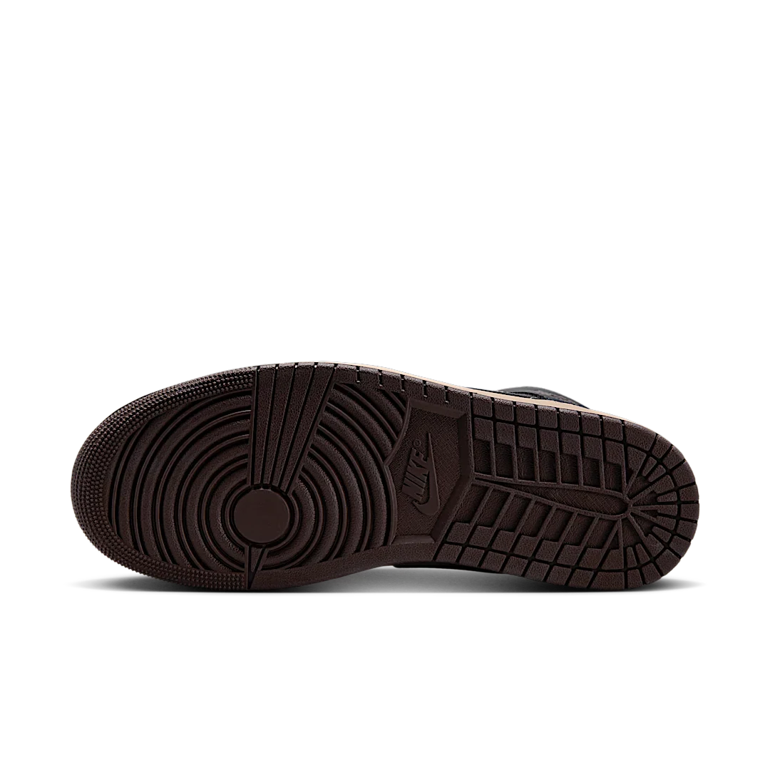 Air Jordan 1 Mid Khaki Baroque Brown, Khaki/Black/Baroque Brown/Gum (HV6422-200)