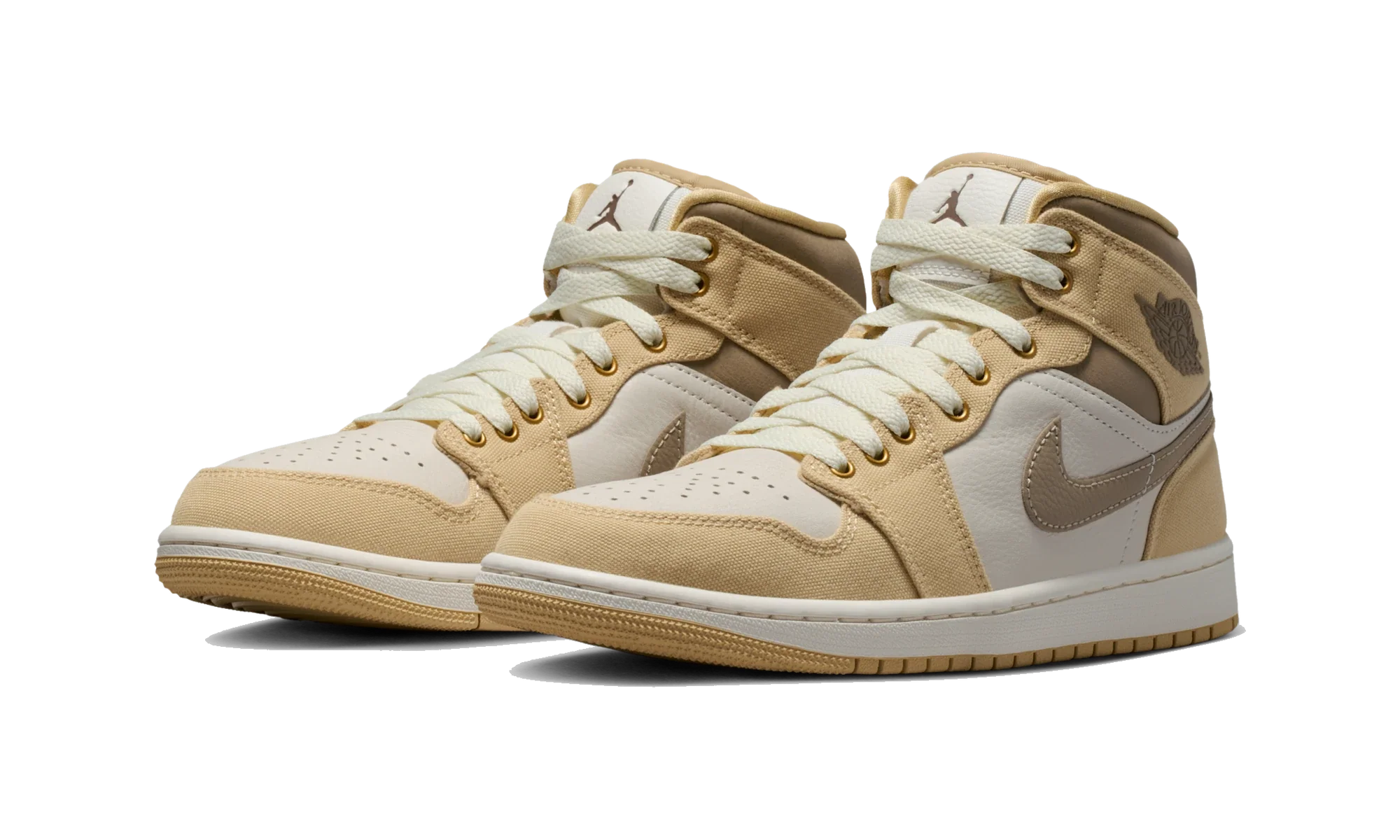 Air Jordan 1 Mid Khaki Sesame