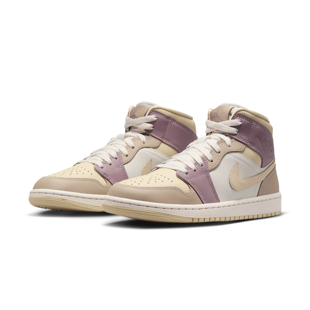 Air Jordan 1 Mid Light Orewood Brown Taupe Grey